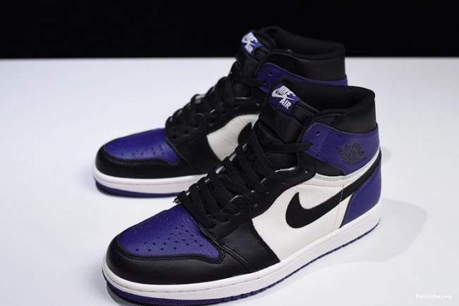 Reps BK 1 court purple 555088-501 air jordan 1106